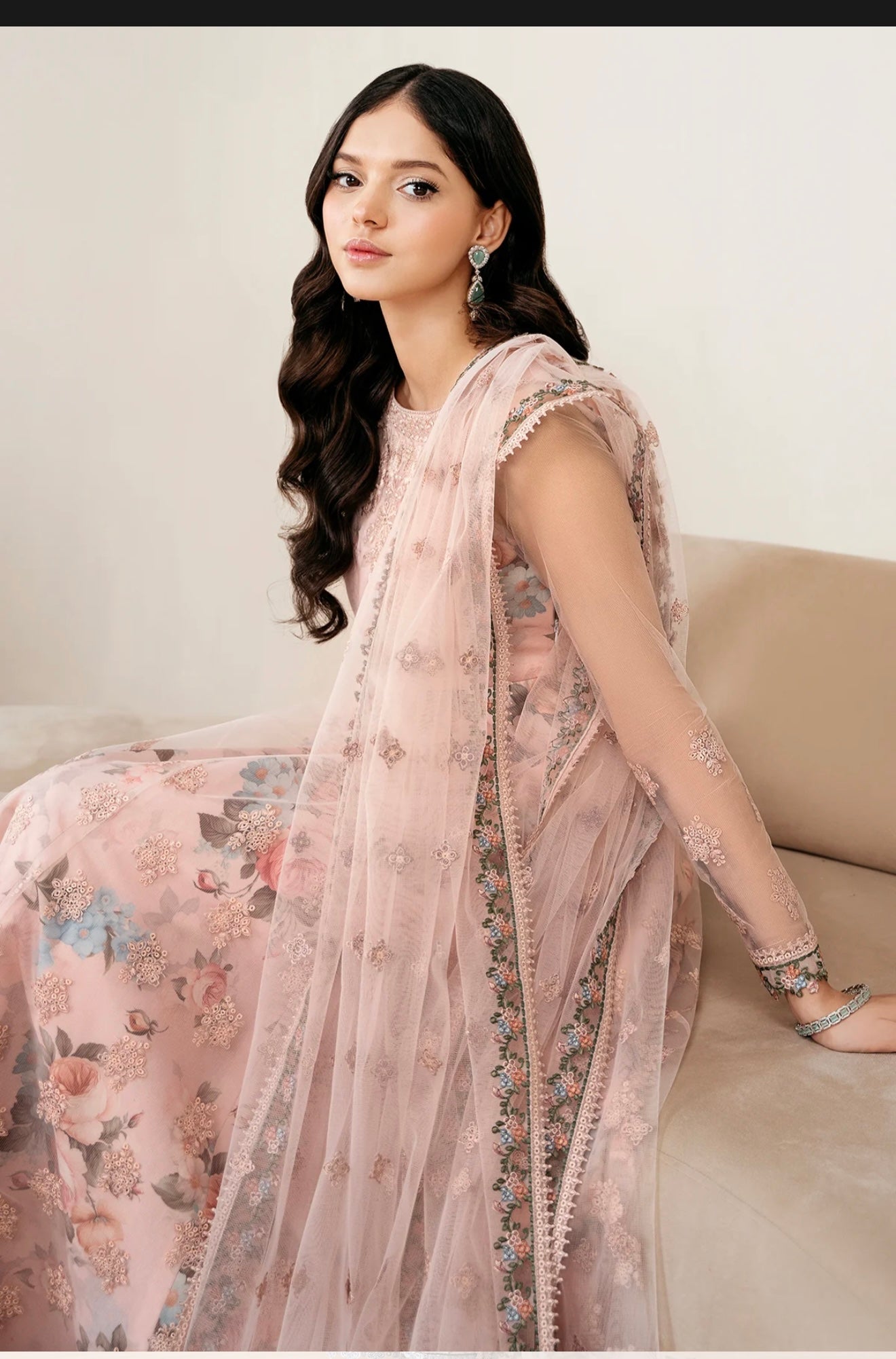 EMBROIDERED NET PR-1049