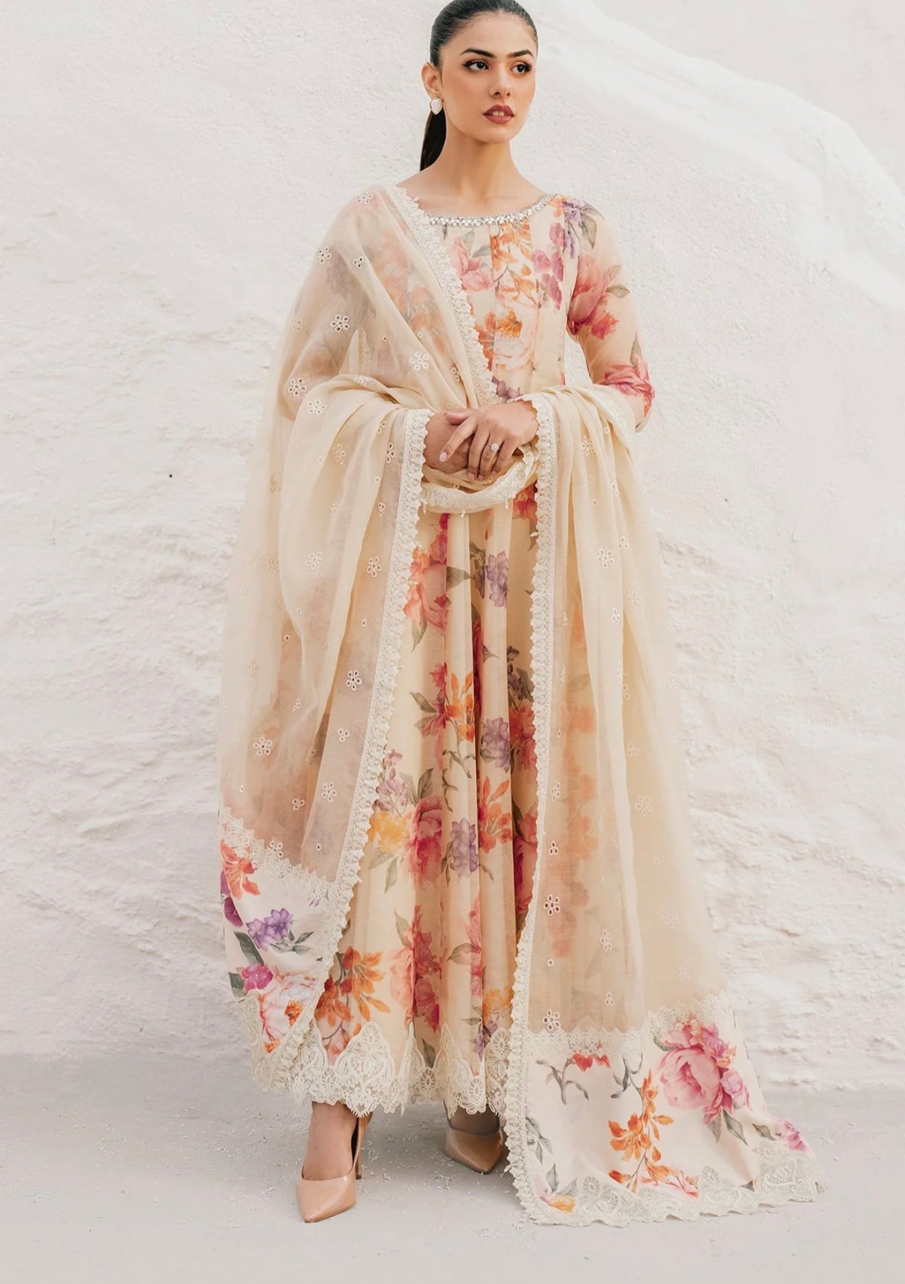 Embroidered Cotton Patti PR-1091