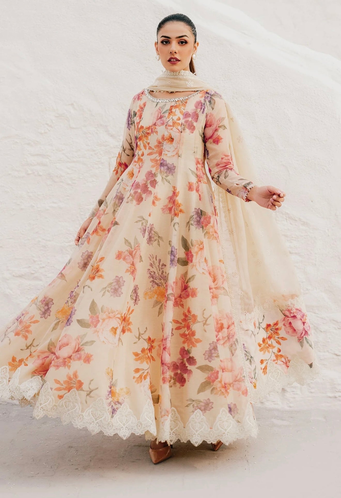 Embroidered Cotton Patti PR-1091