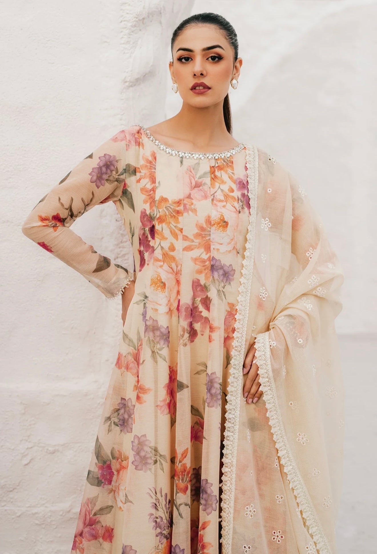 Embroidered Cotton Patti PR-1091