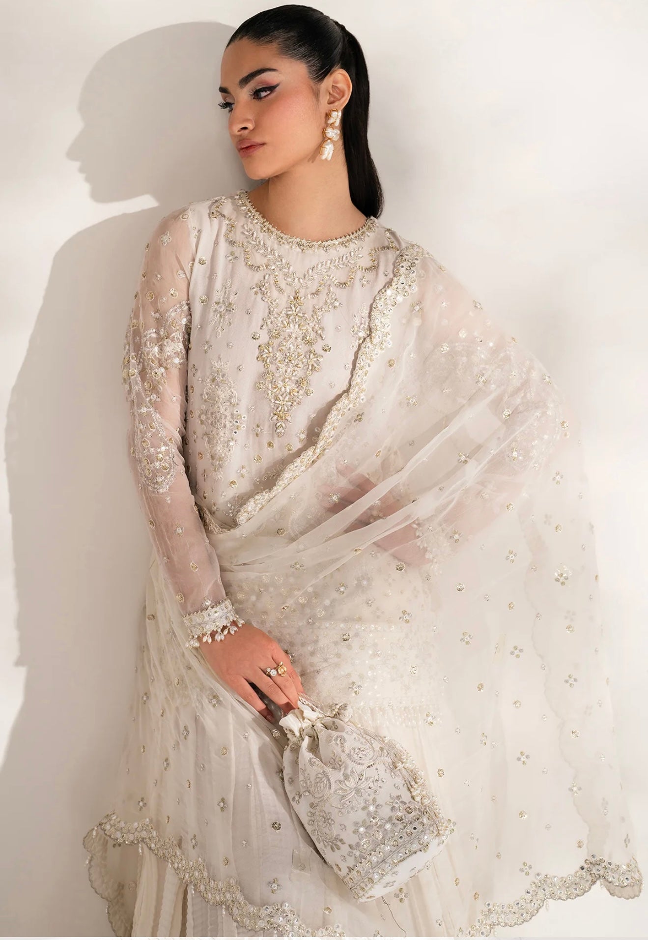 Embroidered Chiffon SF-4140