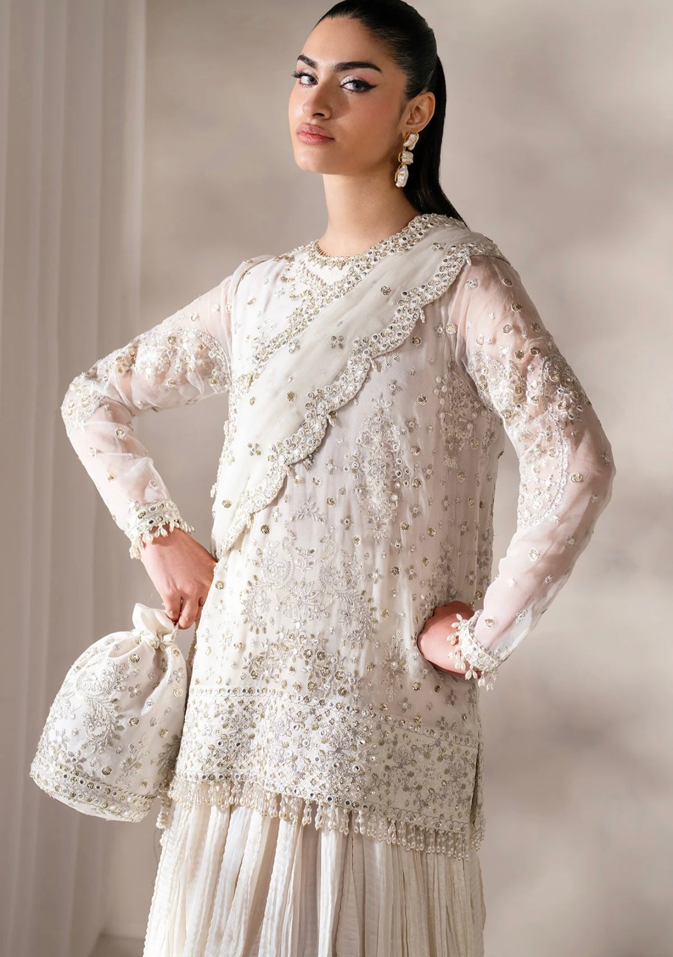 Embroidered Chiffon SF-4140