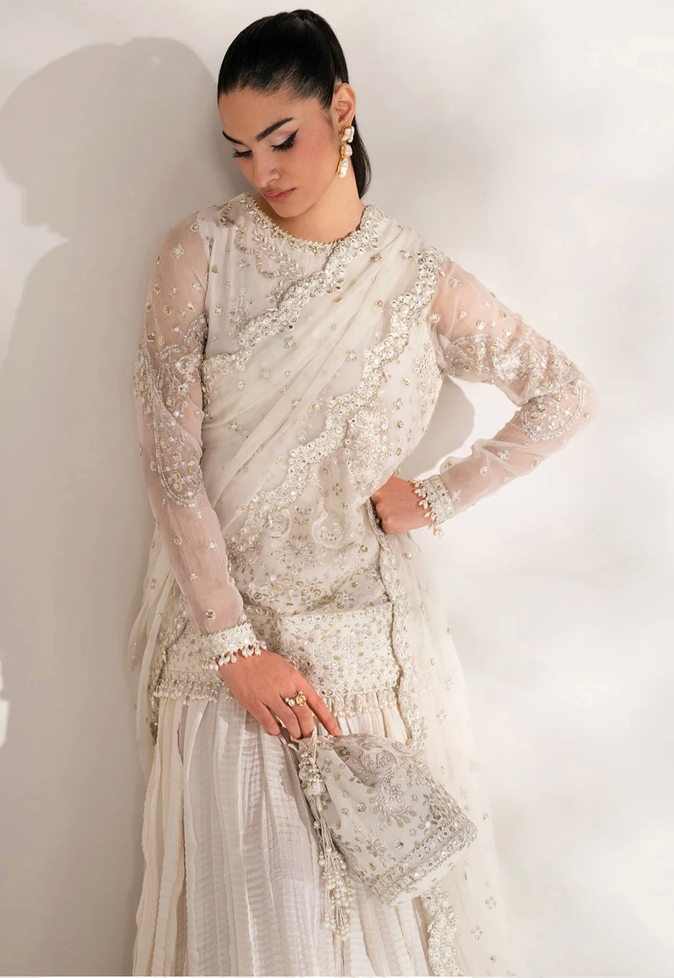Embroidered Chiffon SF-4140
