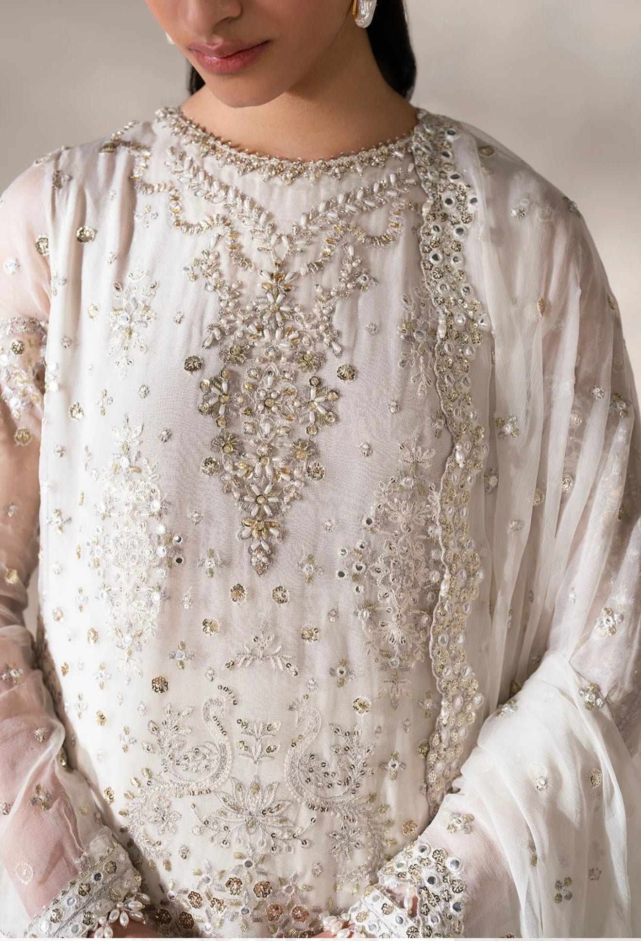 Embroidered Chiffon SF-4140