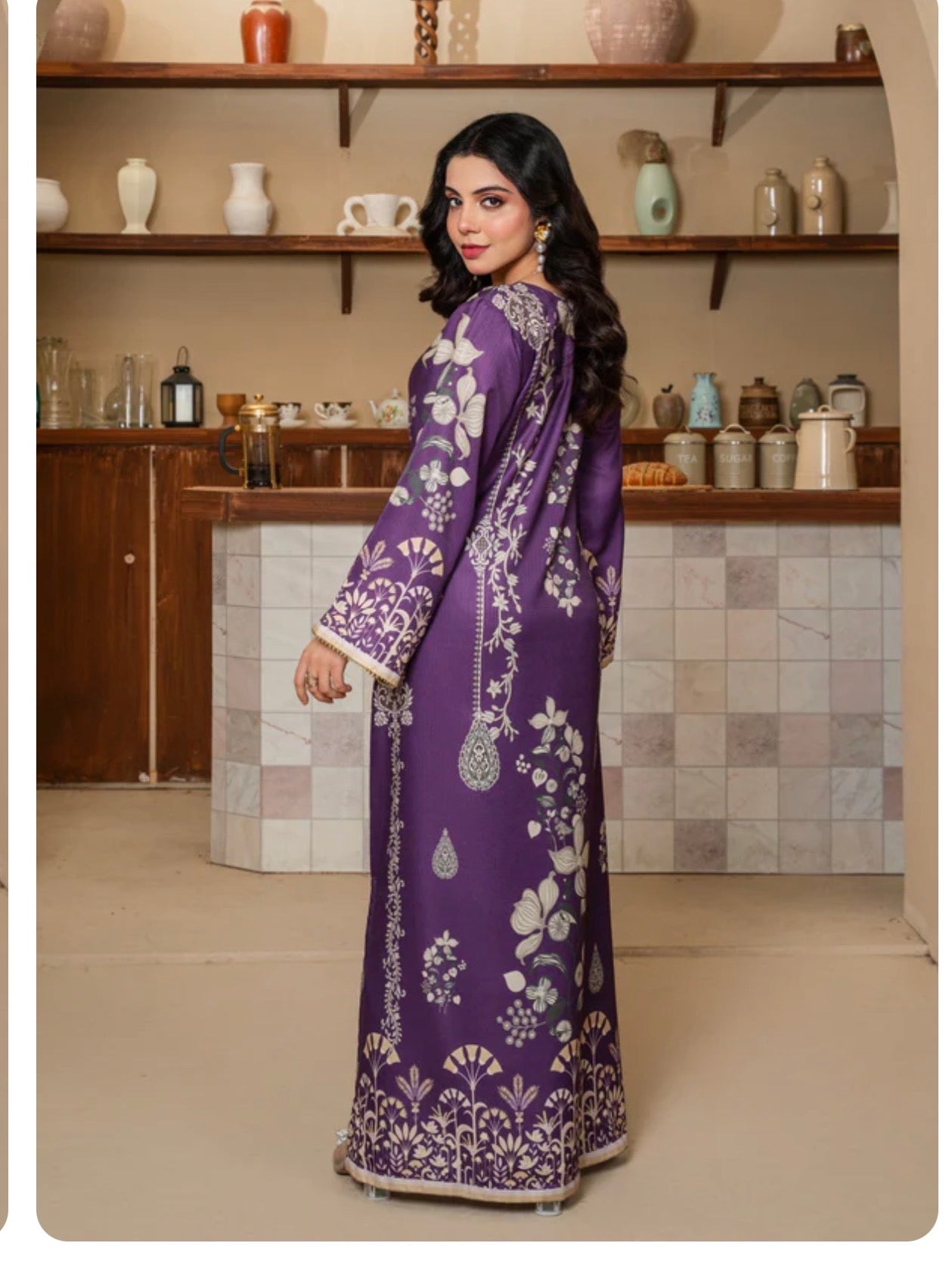 Royal Violet Kaftan