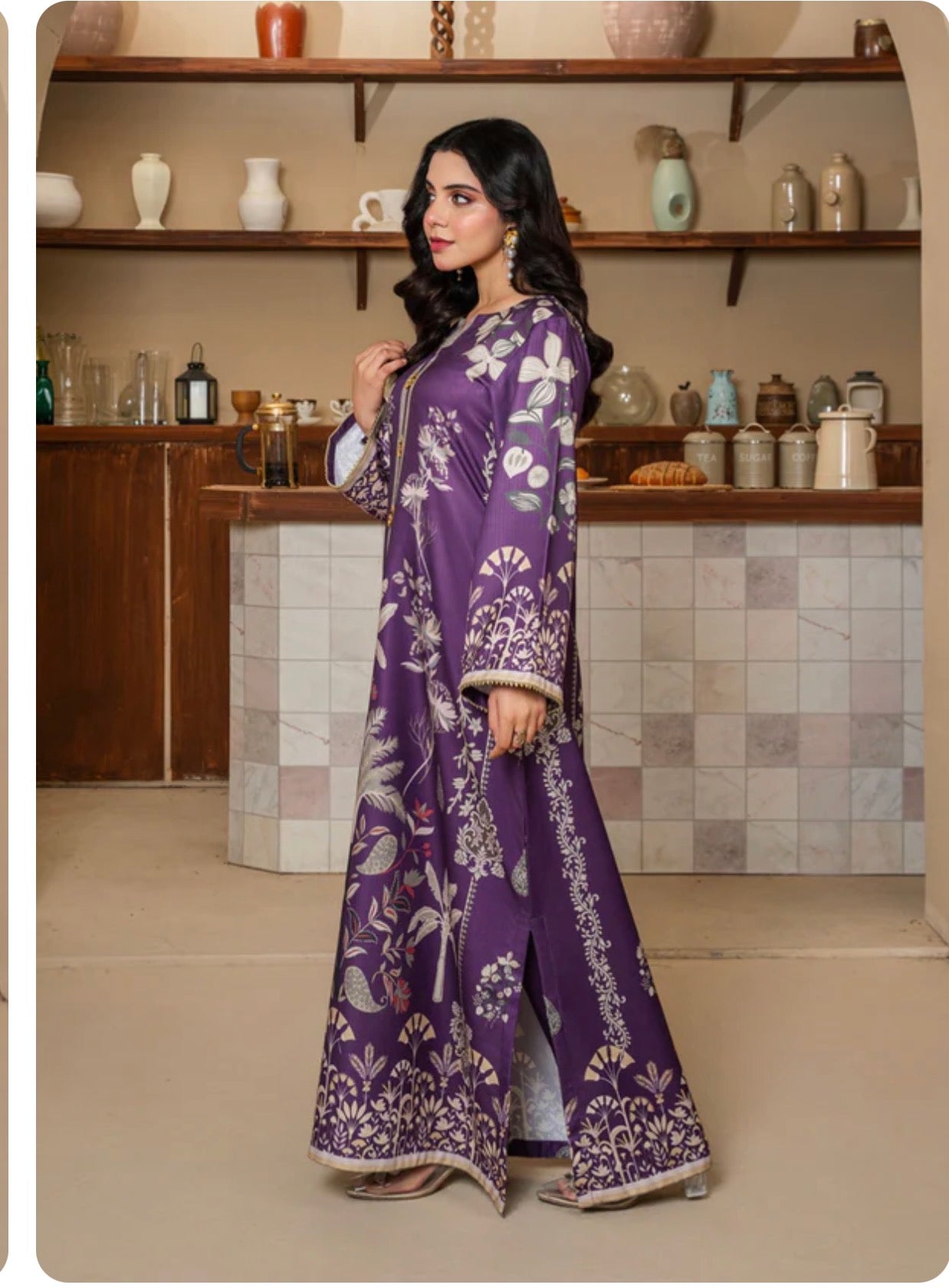 Royal Violet Kaftan