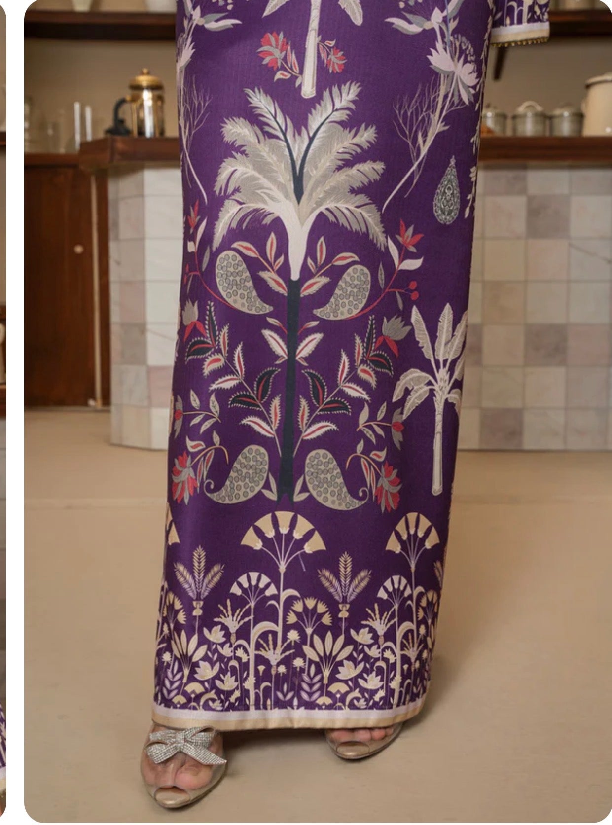 Royal Violet Kaftan