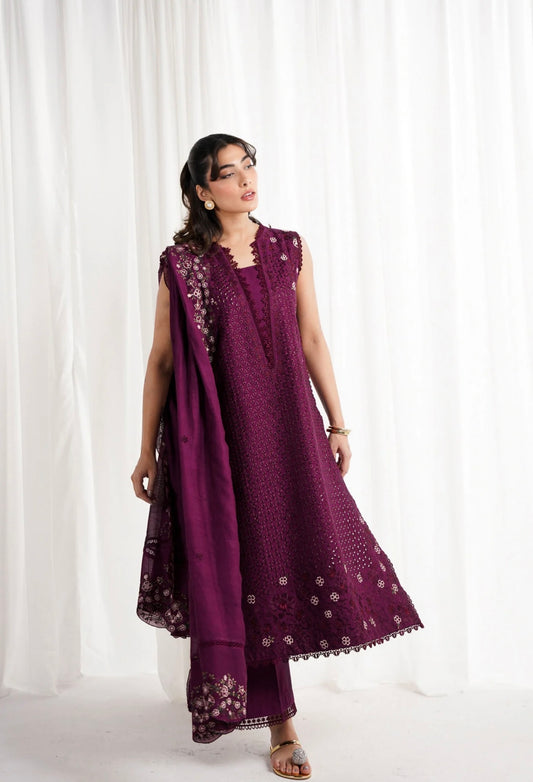 Deep plum set - Eid 2025