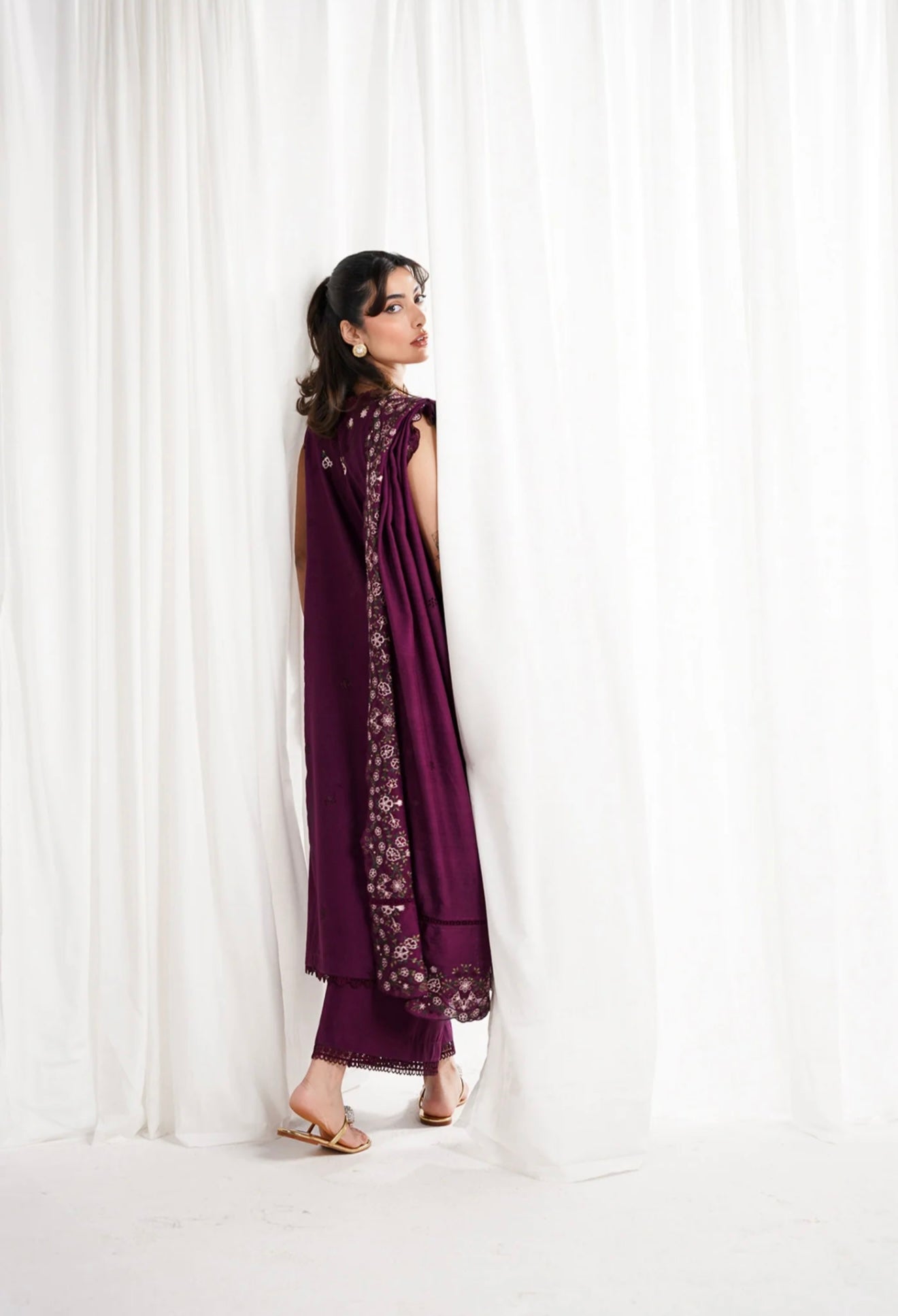 Deep plum set - Eid 2025