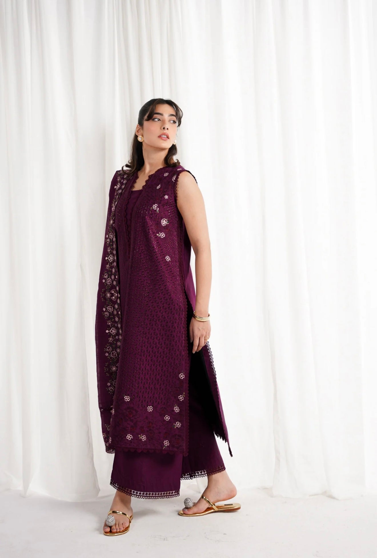 Deep plum set - Eid 2025
