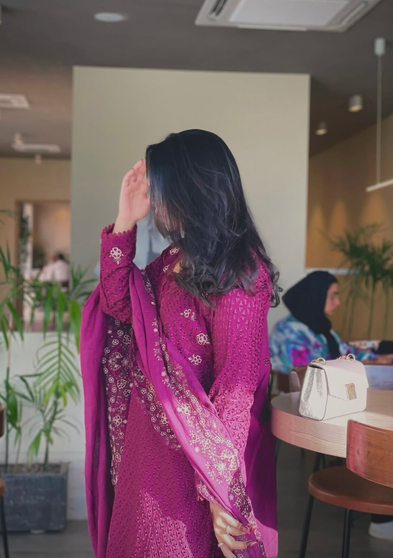 Deep plum set - Eid 2025