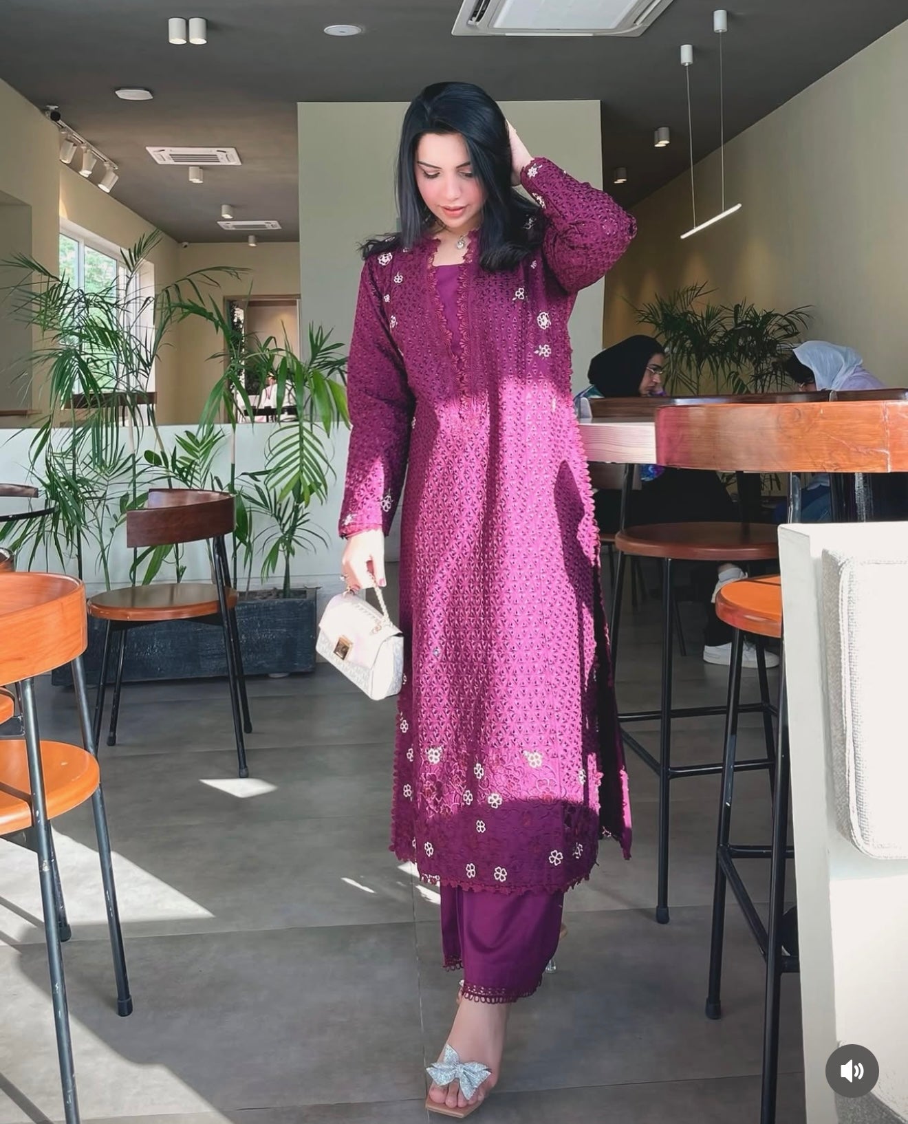 Deep plum set - Eid 2025