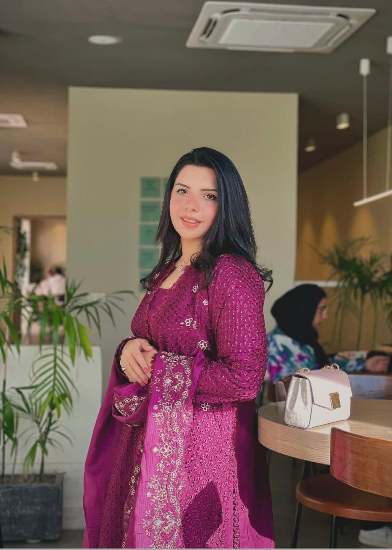 Deep plum set - Eid 2025
