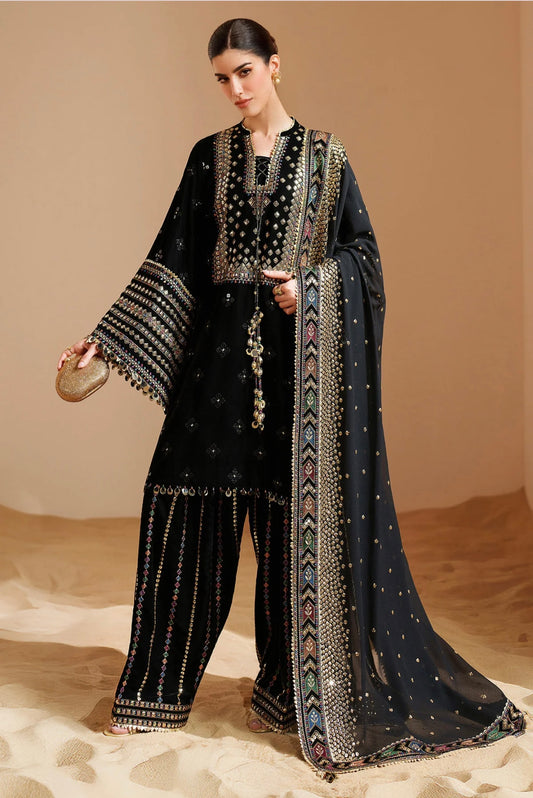 EMBROIDERED VELVET FORMAL VVF D-5