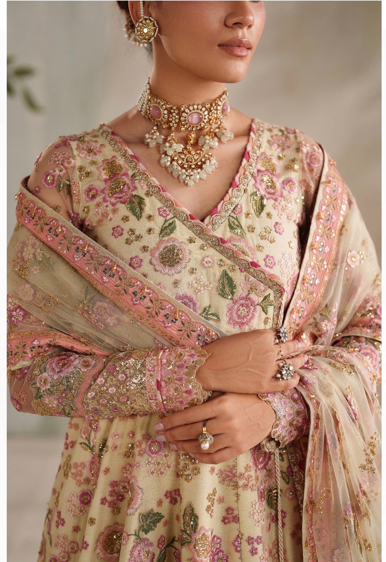 EMBROIDERED NET SF-4371