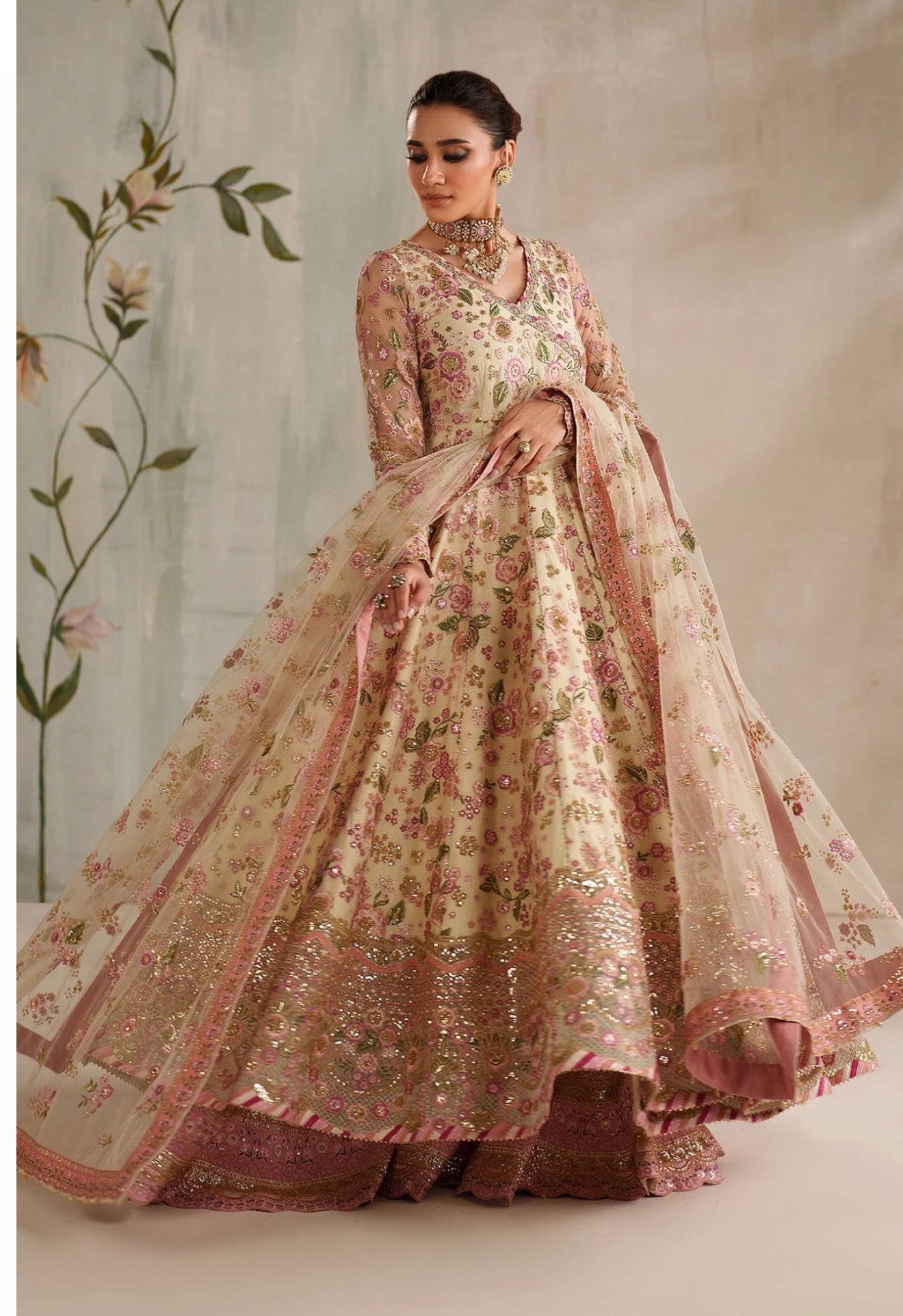 EMBROIDERED NET SF-4371
