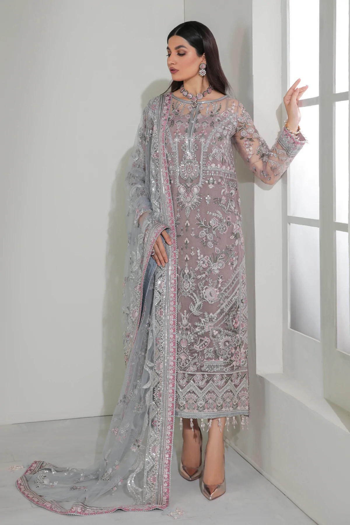 Embroidered Net UF-184